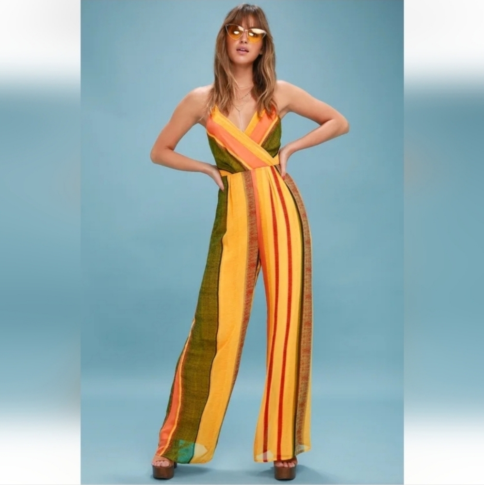 Lulus Chiffon Jumpsuit